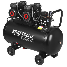 Kompresor bezolejowy 100L 2x2200W KD4083