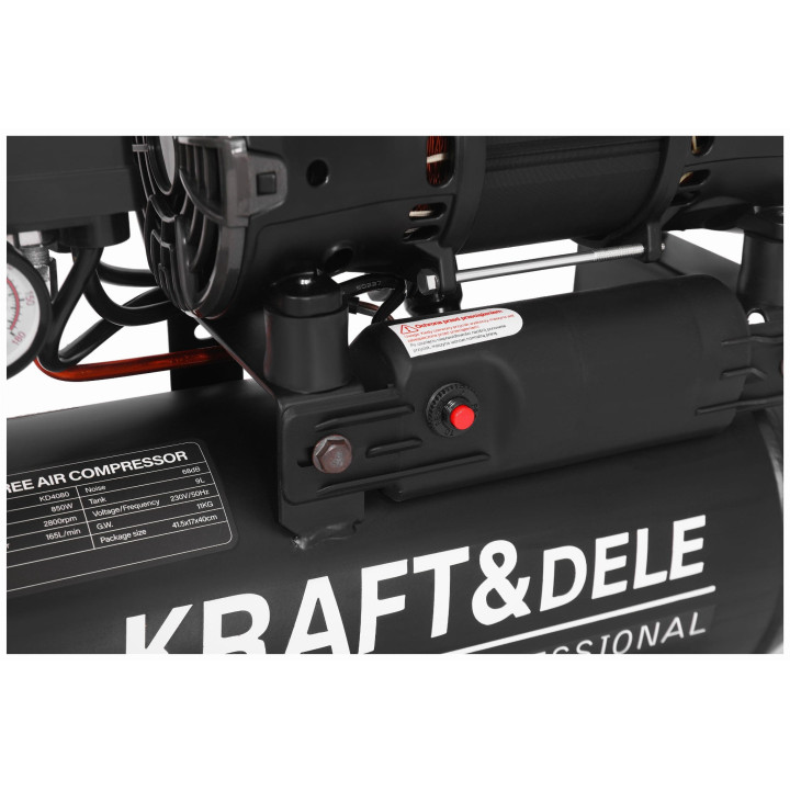 Kompresor bezolejowy 9L 850W KD4080