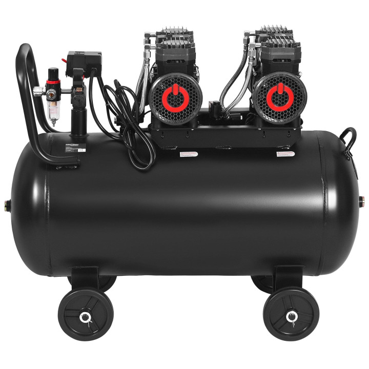 Kompresor bezolejowy 100L 2x2200W KD4083