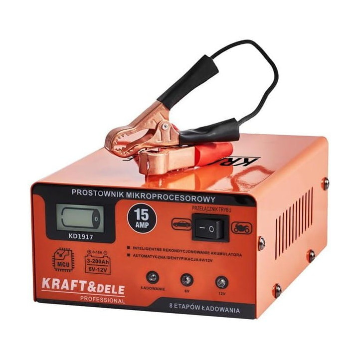 PROSTOWNIK MIKROPROCESOROWY 15AMP 6/12V KD1917