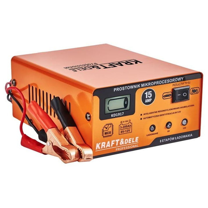 PROSTOWNIK MIKROPROCESOROWY 15AMP 6/12V KD1917