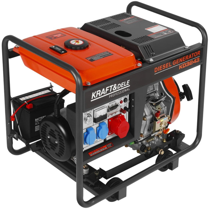 AGREGAT DIESEL 7KW  16KM 230V/400V KD3243