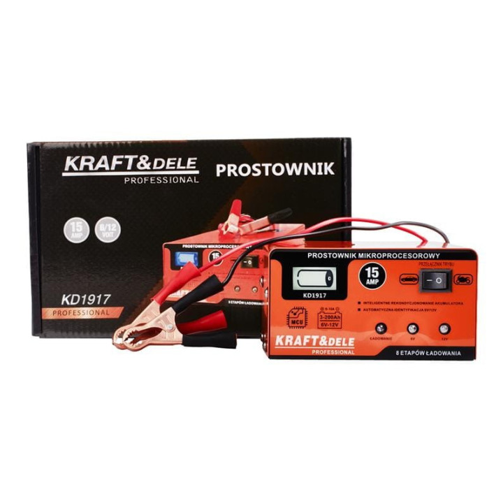 PROSTOWNIK MIKROPROCESOROWY 15AMP 6/12V KD1917