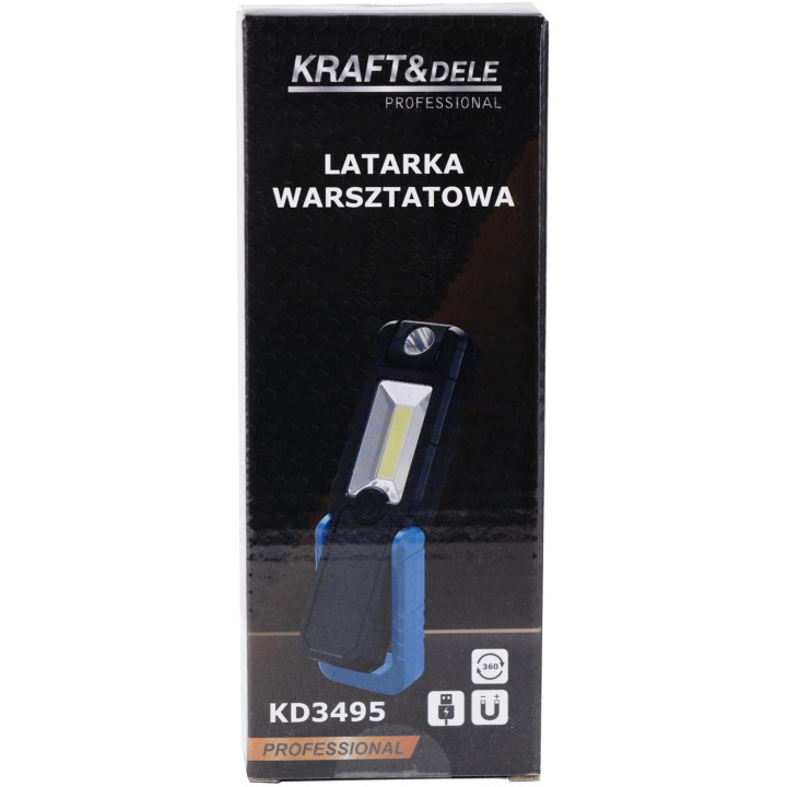 LATARKA WARSZTATOWA LED 250LM 2500mAh KD3495