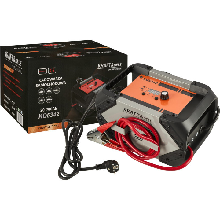 Prostownik z rozruchem 20-700Ah 12/24V 85A KD5342