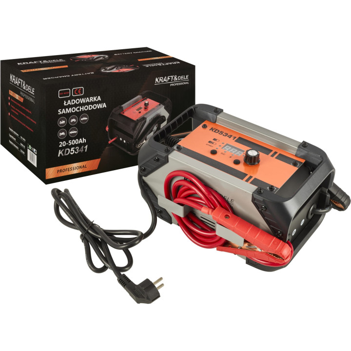 Prostownik z rozruchem 20-500Ah 12/24V 60A KD5341