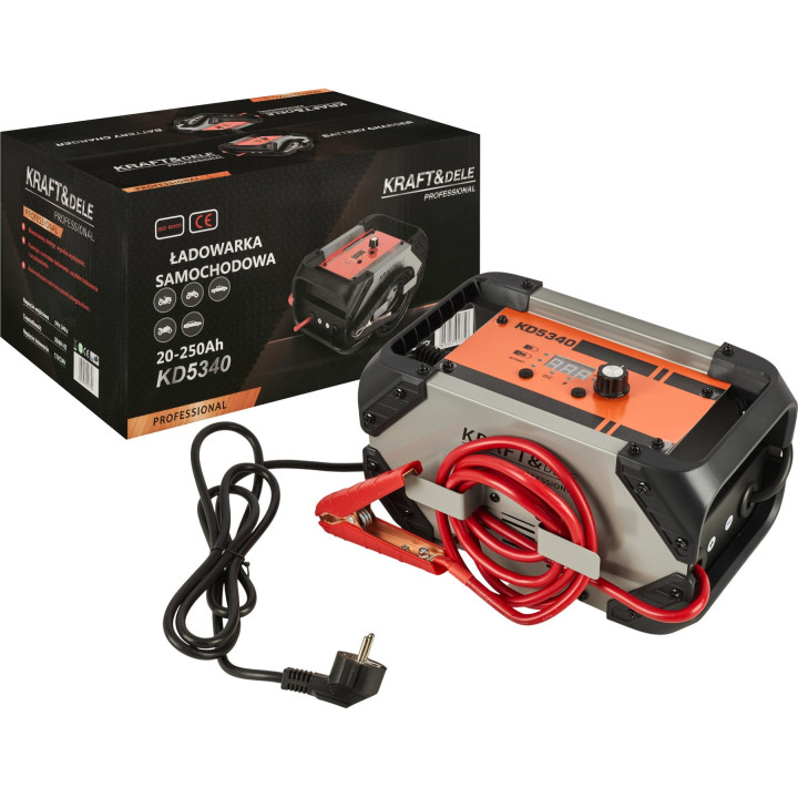 Prostownik z rozruchem 20-250Ah 12/24V 35A KD5340