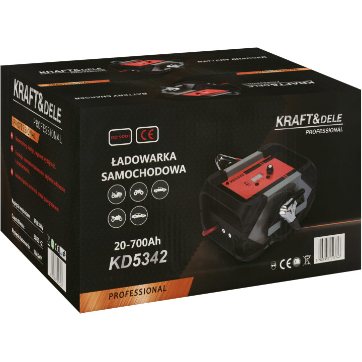 Prostownik z rozruchem 20-700Ah 12/24V 85A KD5342