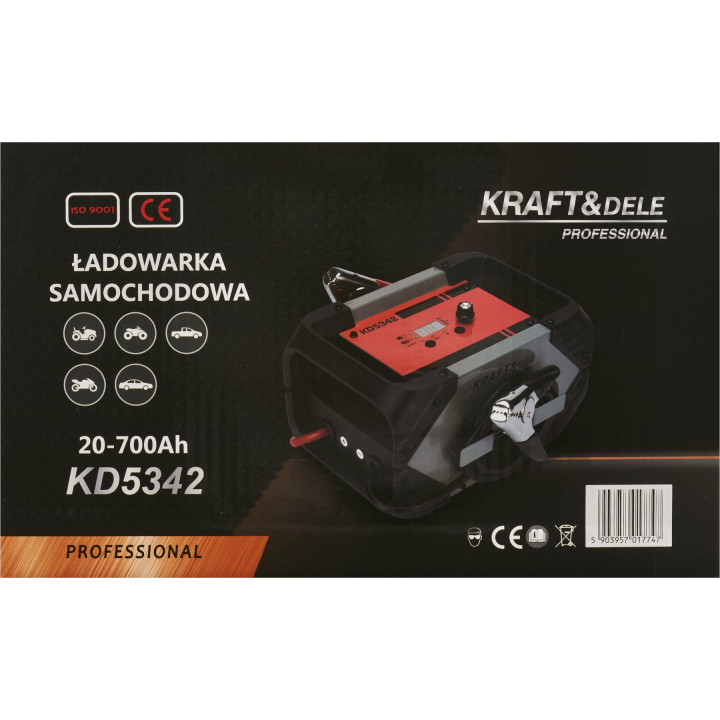 Prostownik z rozruchem 20-700Ah 12/24V 85A KD5342