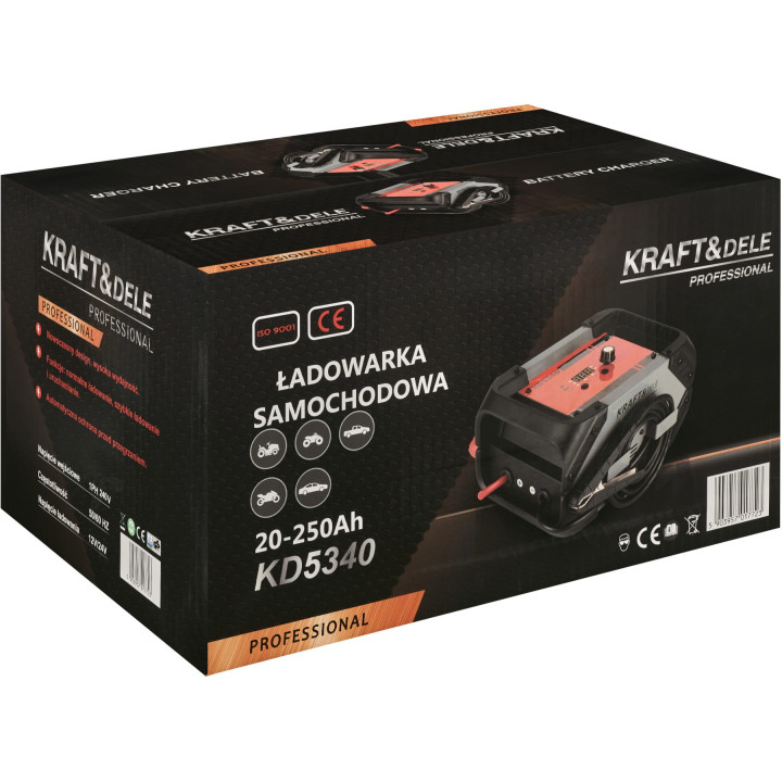 Prostownik z rozruchem 20-250Ah 12/24V 35A KD5340