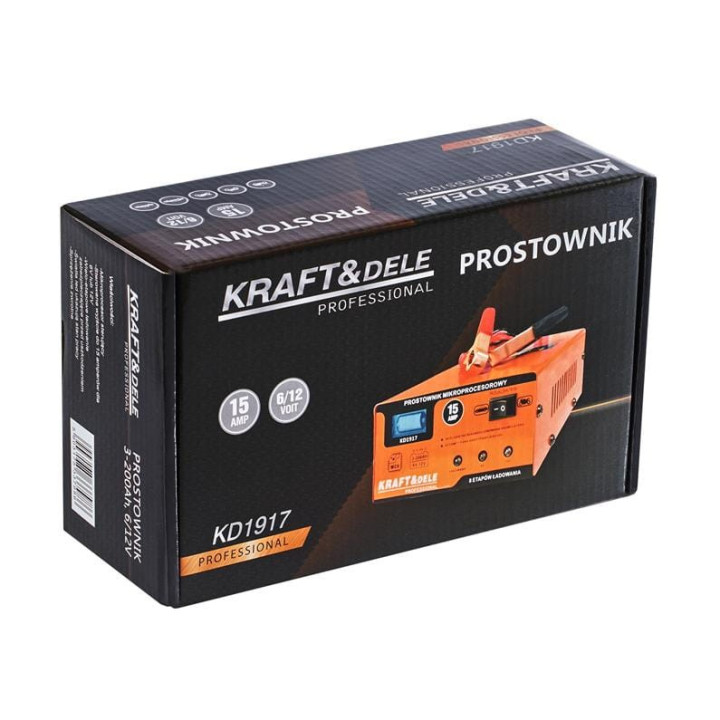 PROSTOWNIK MIKROPROCESOROWY 15AMP 6/12V KD1917