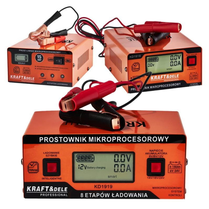 PROSTOWNIK MIKROPROCESOROWY 15AMP 6/12V KD1917