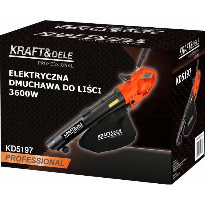 ELEKTRYCZNA DMUCHAWA DO LIŚCI 3600W KD5197