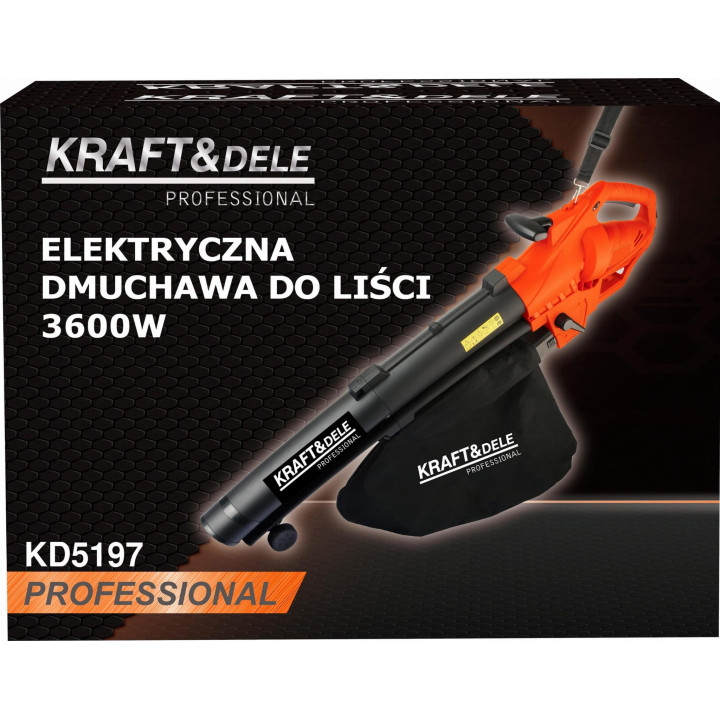ELEKTRYCZNA DMUCHAWA DO LIŚCI 3600W KD5197