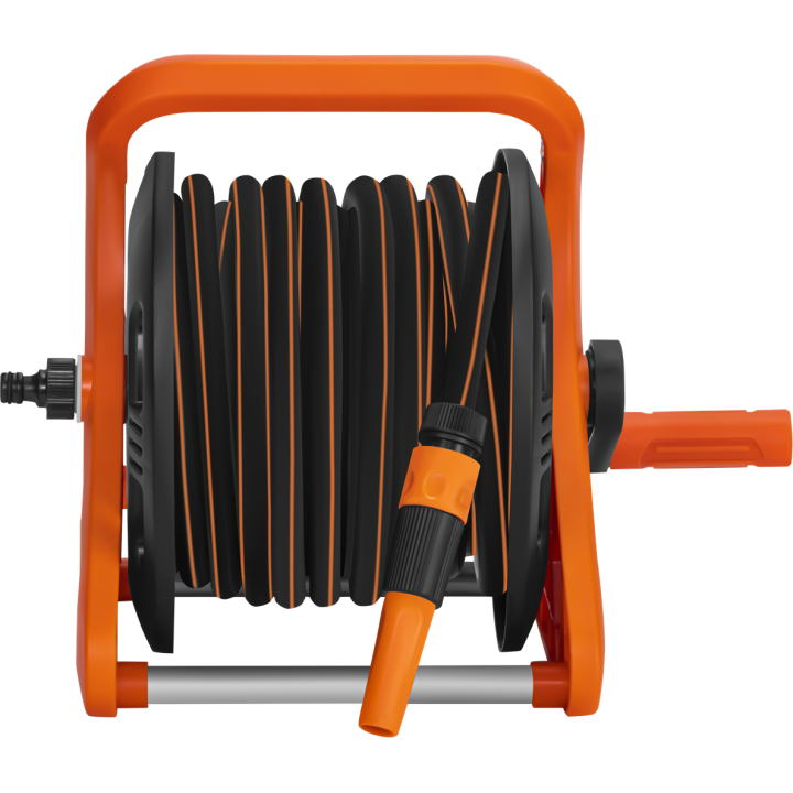 STOJAK Z WĘŻEM OGRODOWYM 20M+2M 1/2" KD2156