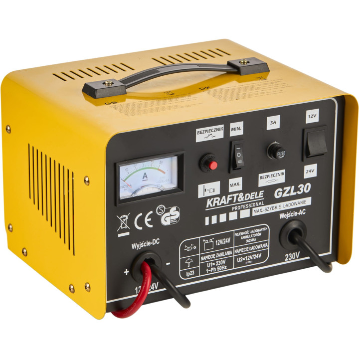 PROSTOWNIK SAMOCHODOWY 30A 90-250Ah KD1923