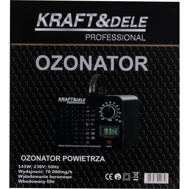 Ozonator powietrza 145W z filtrem KD5357