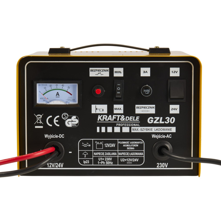 PROSTOWNIK SAMOCHODOWY 30A 90-250Ah KD1923