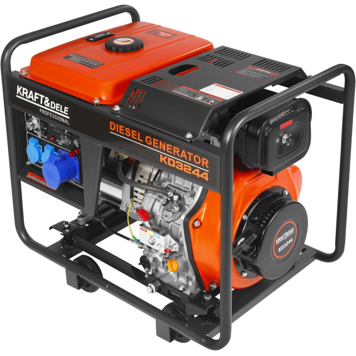 Agregat Prądotwórczy 7kW Diesel 230V 32A KD3244