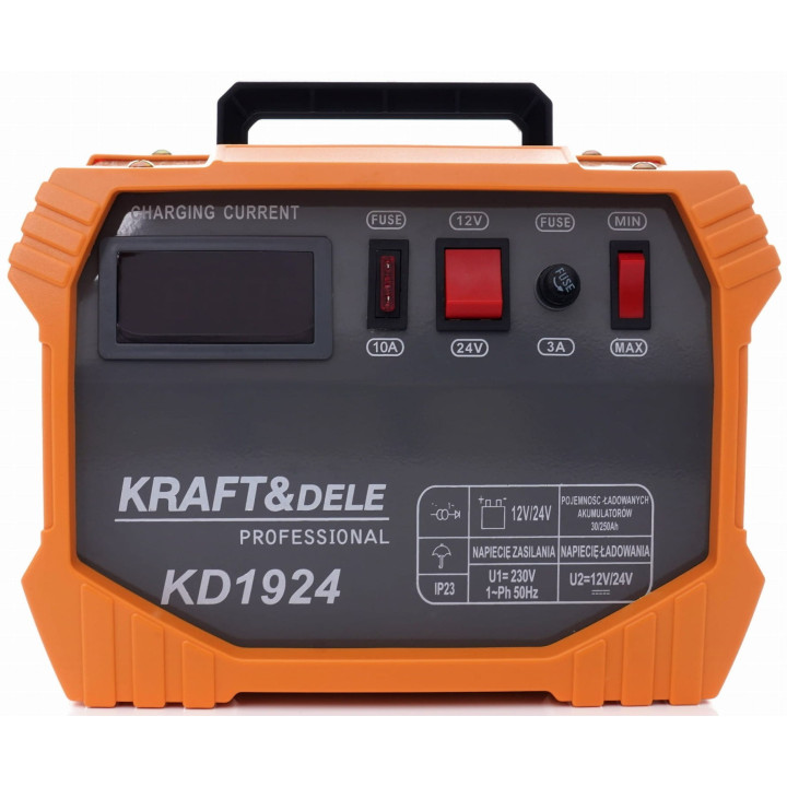 Prostownik akumulatorowy 12/24V 30/250aH KD1924