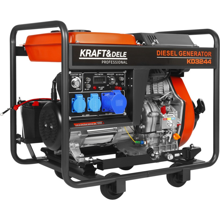 Agregat Prądotwórczy 7kW Diesel 230V 32A KD3244