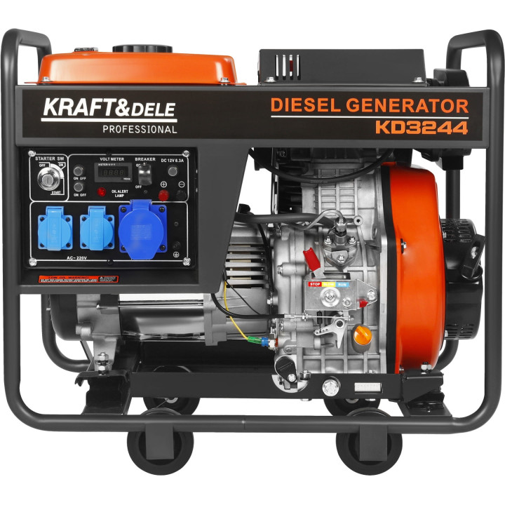Agregat Prądotwórczy 7kW Diesel 230V 32A KD3244