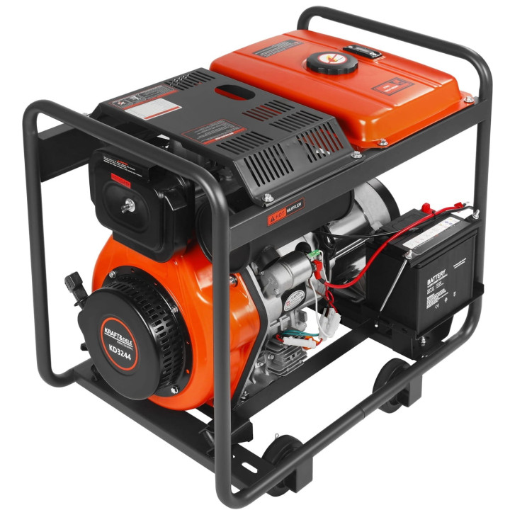 Agregat Prądotwórczy 7kW Diesel 230V 32A KD3244