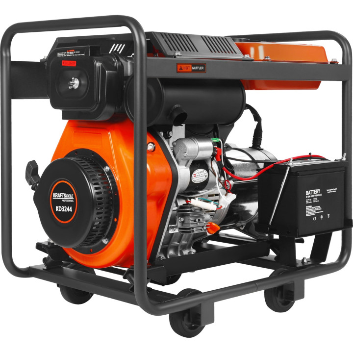 Agregat Prądotwórczy 7kW Diesel 230V 32A KD3244