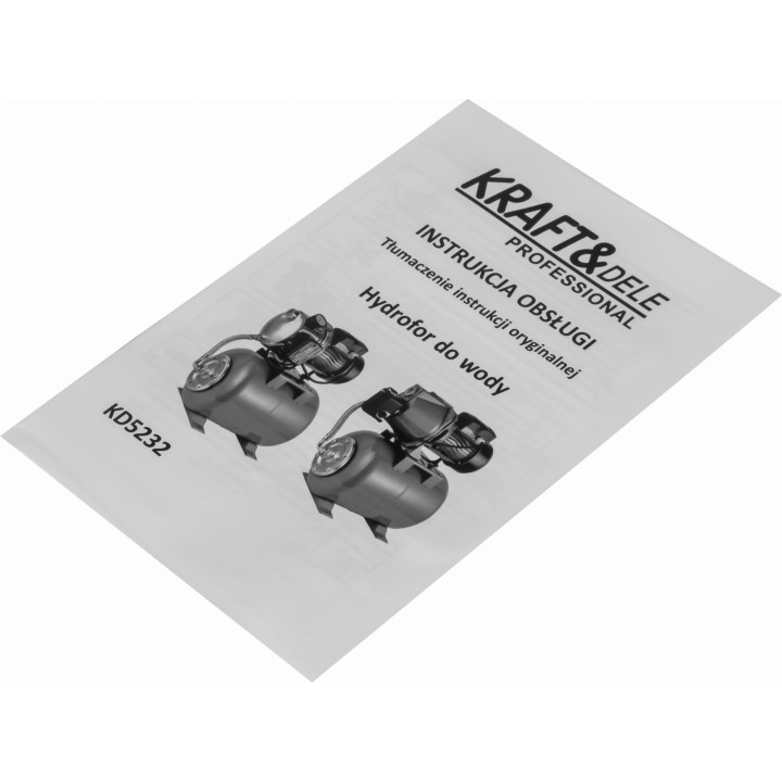 Hydrofor elektryczny 1200W 3600L/h KD5232