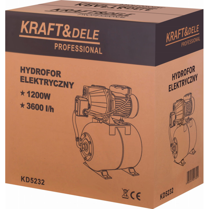 Hydrofor elektryczny 1200W 3600L/h KD5232