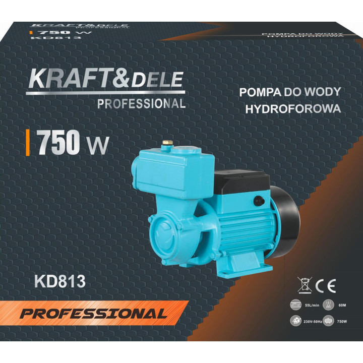 Pompa do wody hydroforowa 750W 55L/min KD813