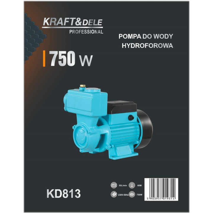 Pompa do wody hydroforowa 750W 55L/min KD813