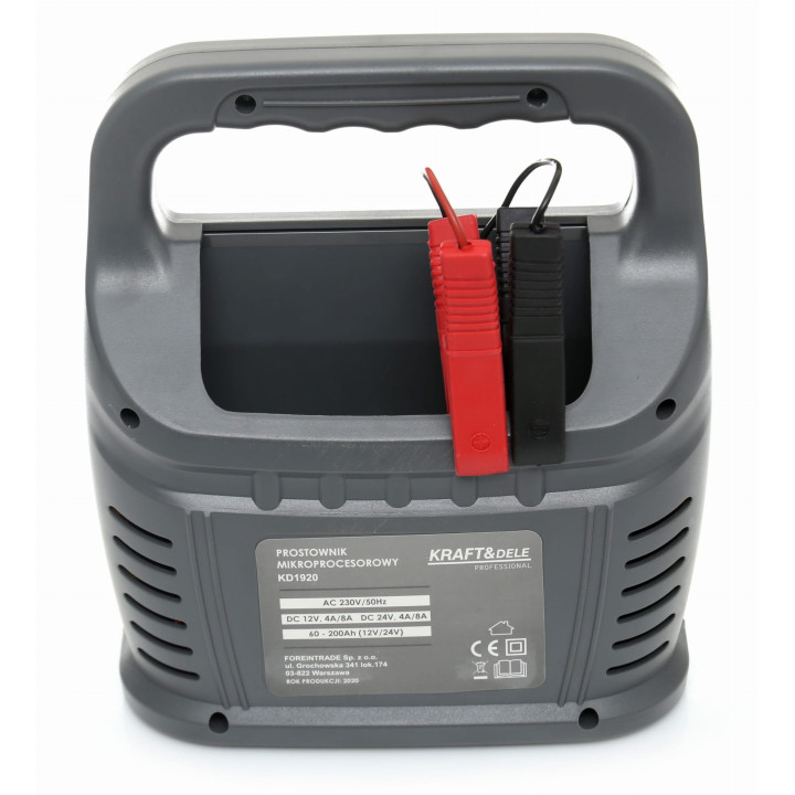 PROSTOWNIK MIKROPROCESOROWY 12V/24V 60-200Ah KD1920