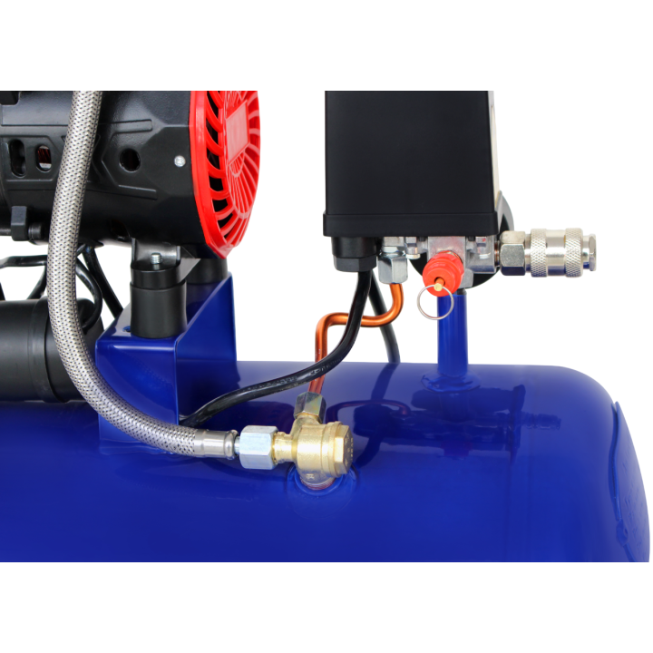 KOMPRESOR BEZOLEJOWY NIEBIESKI 30L 230V 1500W KD4091