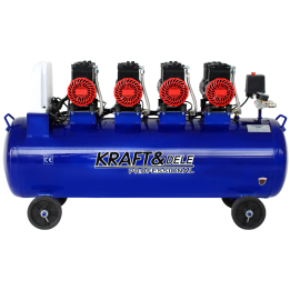 KOMPRESOR BEZOLEJOWY NIEBIESKI 120L 4 TŁOKI 230V 7kW KD4095