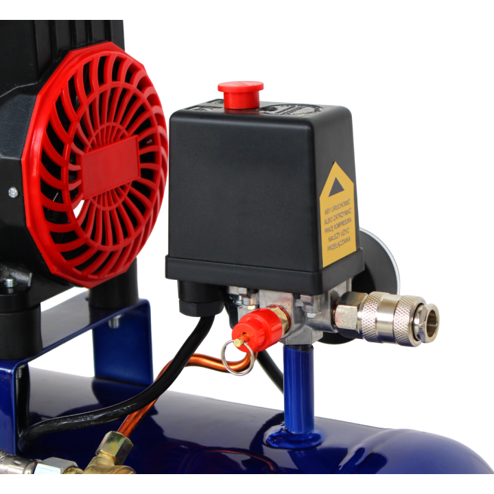 KOMPRESOR BEZOLEJOWY NIEBIESKI 30L 230V 1500W KD4091
