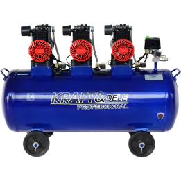 KOMPRESOR BEZOLEJOWY 100L 6000W 660L/MIN NIEBIESKI KD4094