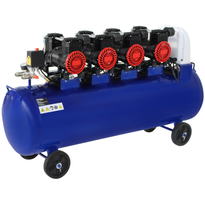 KOMPRESOR BEZOLEJOWY NIEBIESKI 120L 4 TŁOKI 230V 7kW KD4095