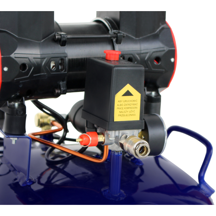 KOMPRESOR BEZOLEJOWY NIEBIESKI 50L 1500W KD4096