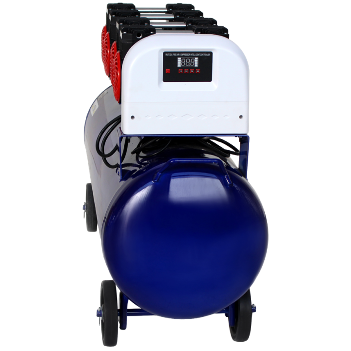 KOMPRESOR BEZOLEJOWY NIEBIESKI 120L 4 TŁOKI 230V 7kW KD4095