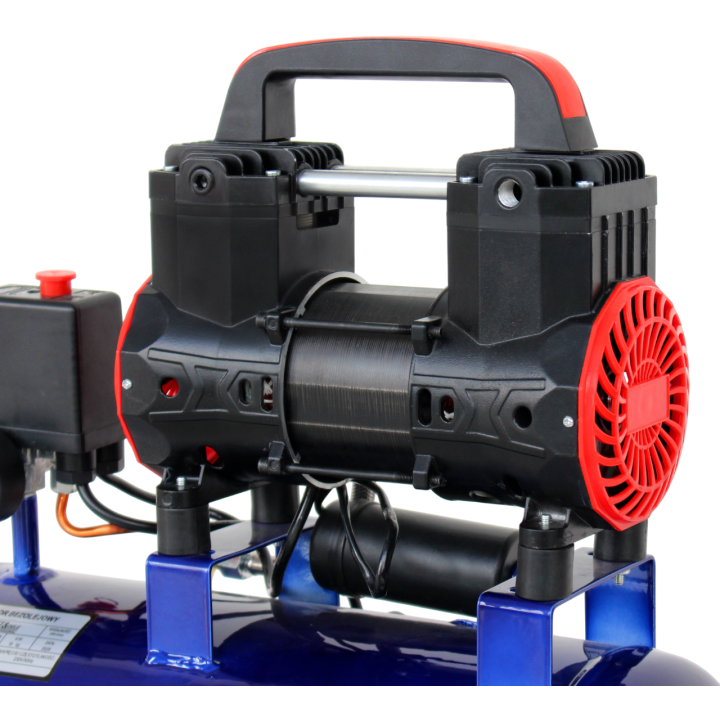 KOMPRESOR BEZOLEJOWY NIEBIESKI 30L 230V 1500W KD4091
