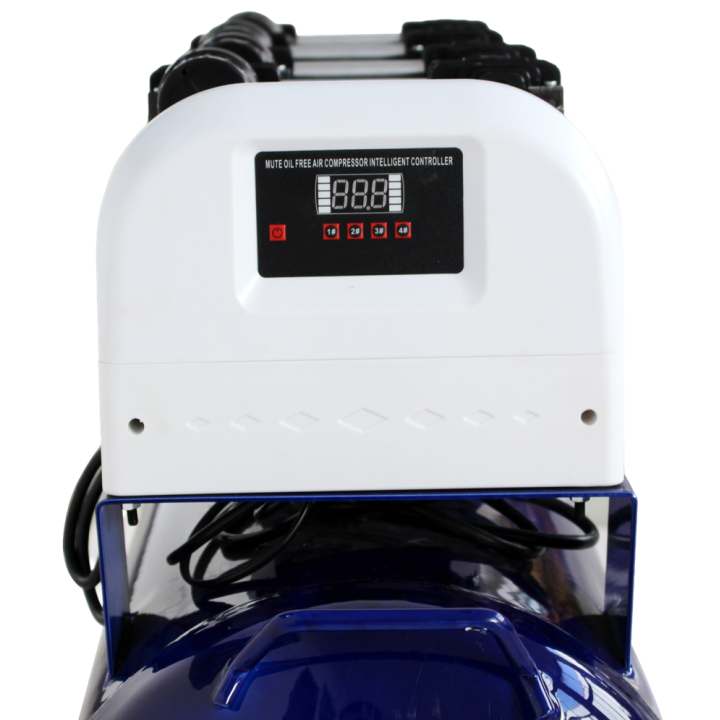 KOMPRESOR BEZOLEJOWY NIEBIESKI 120L 4 TŁOKI 230V 7kW KD4095