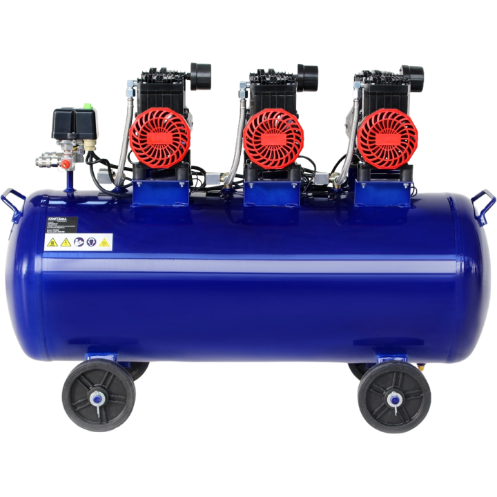 KOMPRESOR BEZOLEJOWY 100L 6000W 660L/MIN NIEBIESKI KD4094