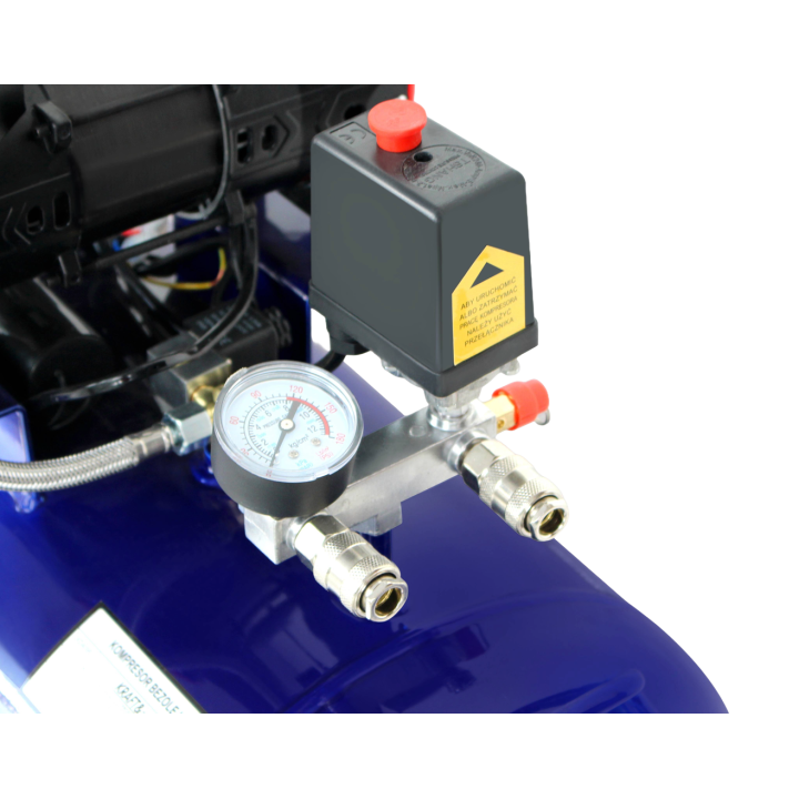 KOMPRESOR BEZOLEJOWY NIEBIESKI 120L 4 TŁOKI 230V 7kW KD4095