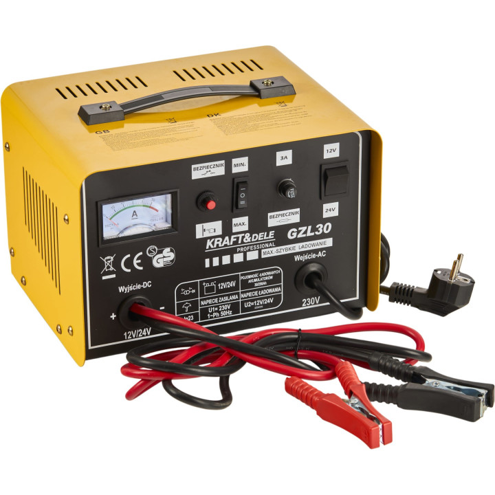 PROSTOWNIK SAMOCHODOWY 30A 90-250Ah KD1923