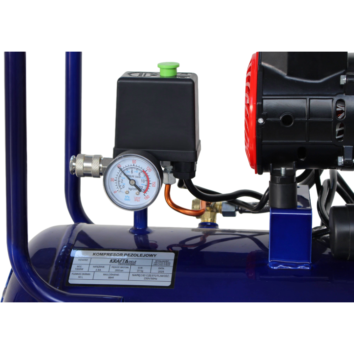 KOMPRESOR BEZOLEJOWY 50L 1500W 230V KD4092
