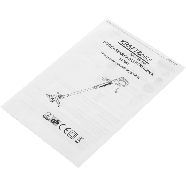 Podkaszarka elektryczna 1600W 12000rpm KD5093