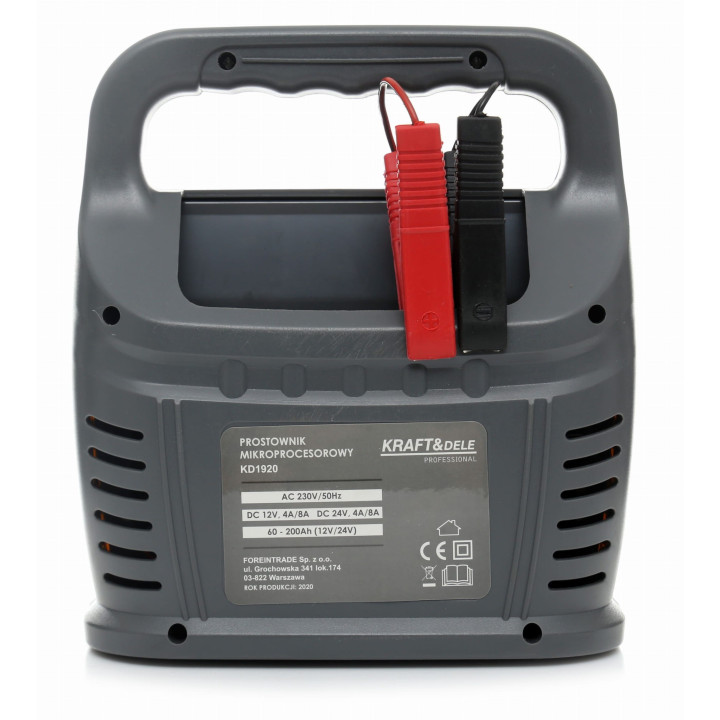 PROSTOWNIK MIKROPROCESOROWY 12V/24V 60-200Ah KD1920