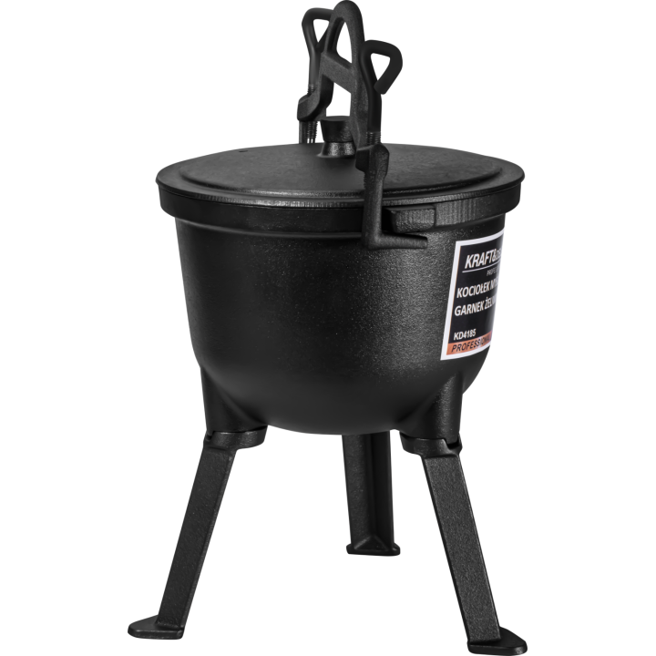 Kociołek myśliwski / Garnek żeliwny 4L KD4185