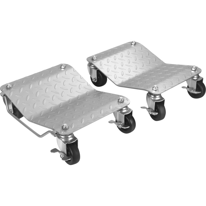 Rolki transportowe warsztatowe 680kg Para zestaw KD12681